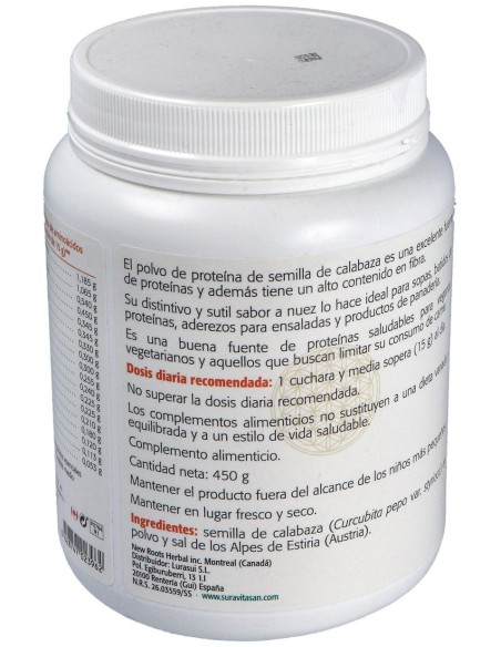 Proteina De Semilla De Calabaza 450Gr.