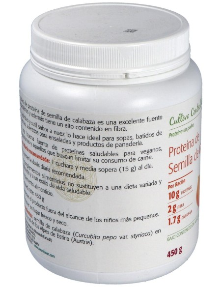 Proteina De Semilla De Calabaza 450Gr.