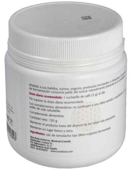 Remolacha Roja Fermentada 150Gr.