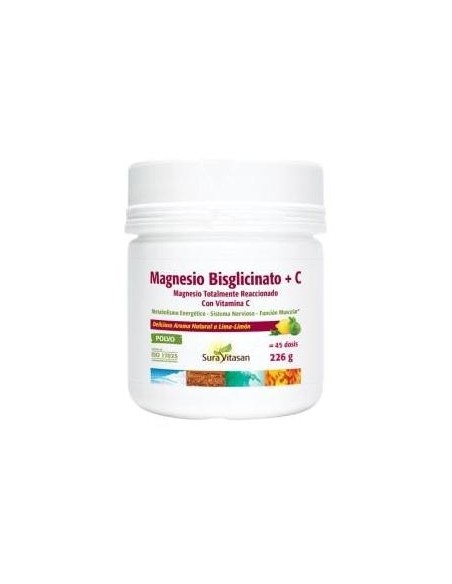 Sura Vitasan Magnesio Bisglicinato + Vitamina C 226G