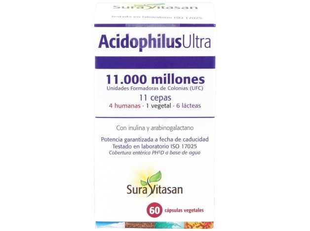 Sura Vitasan Acidophilus Ultra 60 Cápsulas