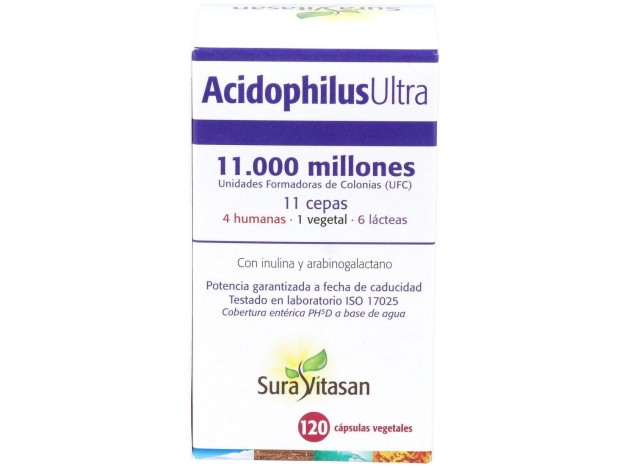 Sura Vitasan Acidophilus Ultra 120 Cápsulas