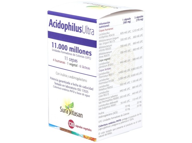 Sura Vitasan Acidophilus Ultra 120 Cápsulas