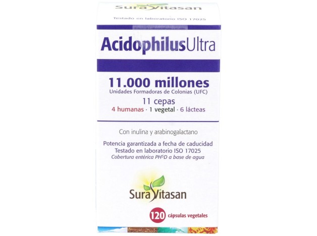 Sura Vitasan Acidophilus Ultra 120 Cápsulas