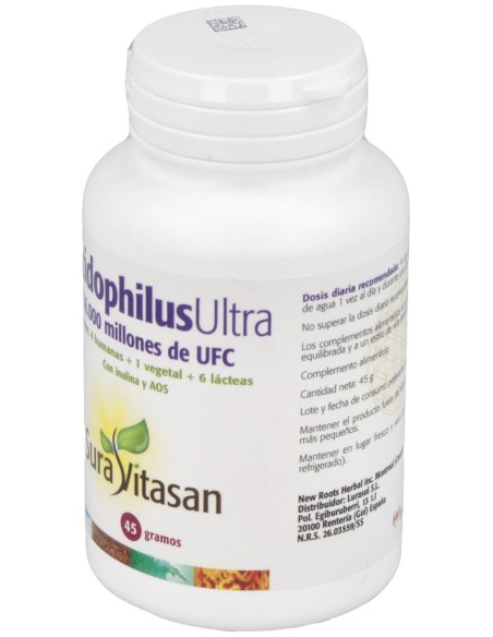 Acidophilus Ultra Polvo 45Gr. (Refrigeracion)