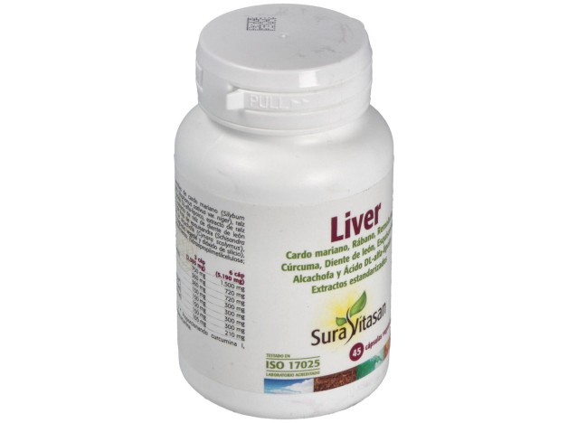 Sura Vitasan Liver 45 Cápsulas