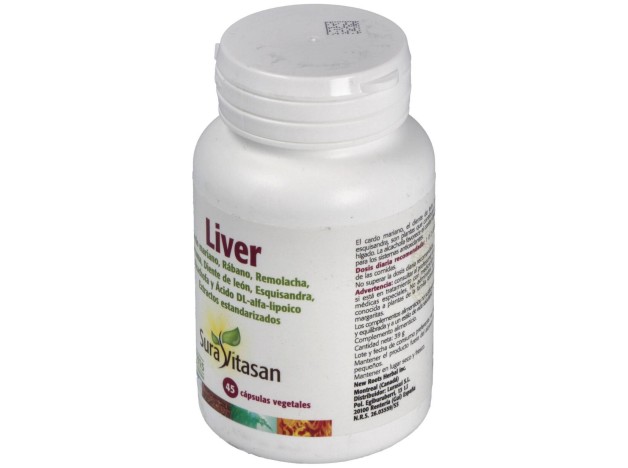 Sura Vitasan Liver 45 Cápsulas