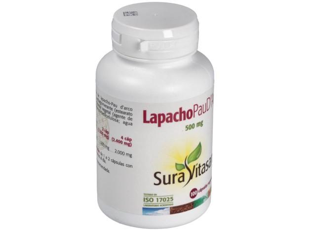 Sura Vitasan Lapacho Pau D'Arco 500Mg 100 Cápsulas