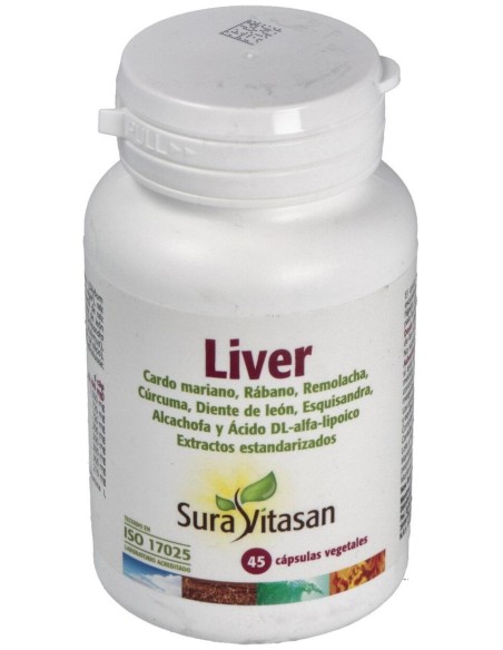 Sura Vitasan Liver 45 Cápsulas