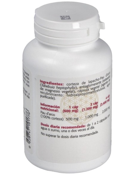 Sura Vitasan Lapacho Pau D'Arco 500Mg 100 Cápsulas