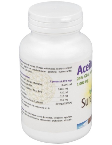 Aceite De Borraja 1200Mg. 90Perlas