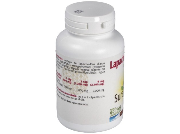 Sura Vitasan Lapacho Pau D'Arco 500Mg 100 Cápsulas