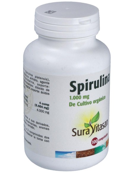 Sura Vitasan Espirulina 1000Mg 100Comp