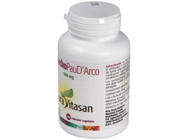 Sura Vitasan Lapacho Pau D'Arco 500Mg 100 Cápsulas