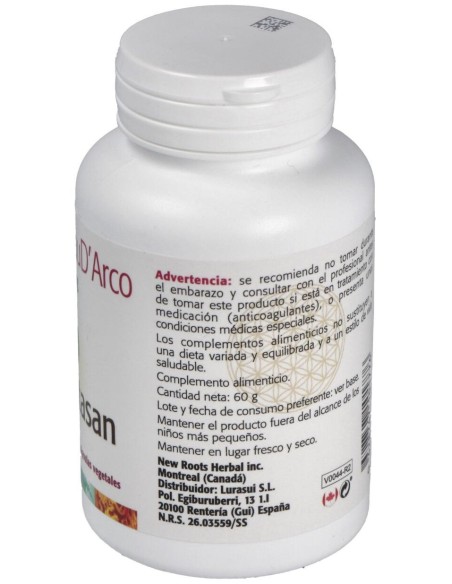 Sura Vitasan Lapacho Pau D'Arco 500Mg 100 Cápsulas