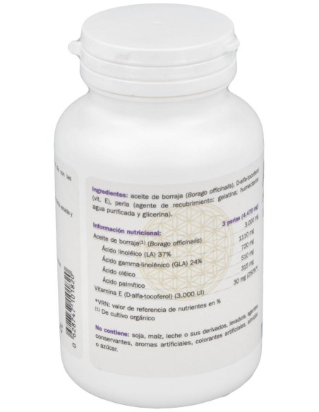 Aceite De Borraja 1200Mg. 90Perlas