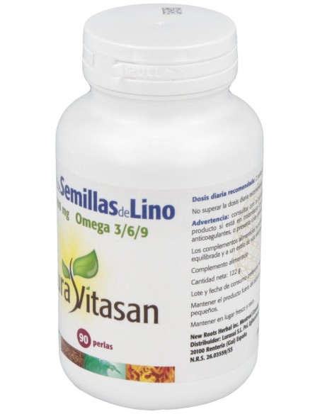 Sura Vitasan Aceite De Semillas De Lino 90 Perlas