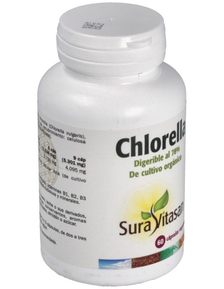 Sura Vitasan Clorella 455Mg 60Caps