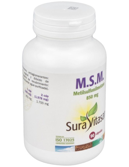 M.S.M. (Metil Sulfonil Metano) 90Cap.