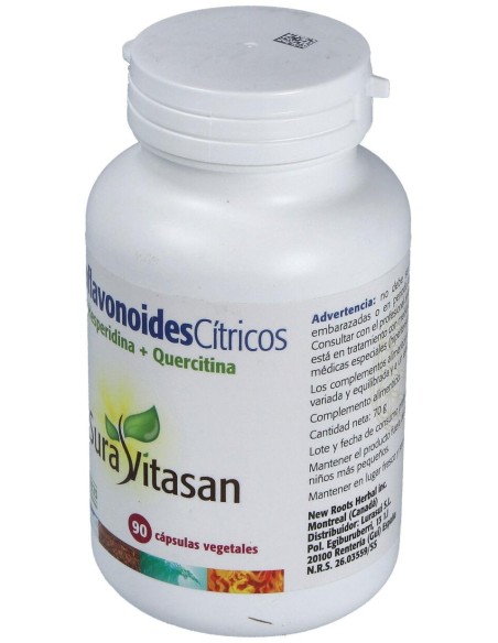 Sura Vitasan Bioflavonoides Citricos 650Mg 90Caps