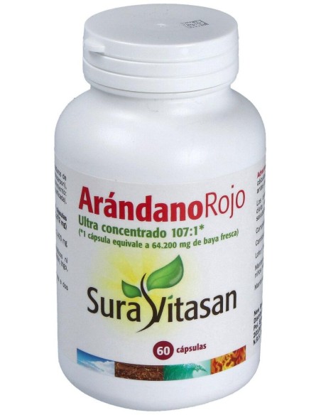 Sura Vitasan Arandano Rojo 600Mg 60Caps