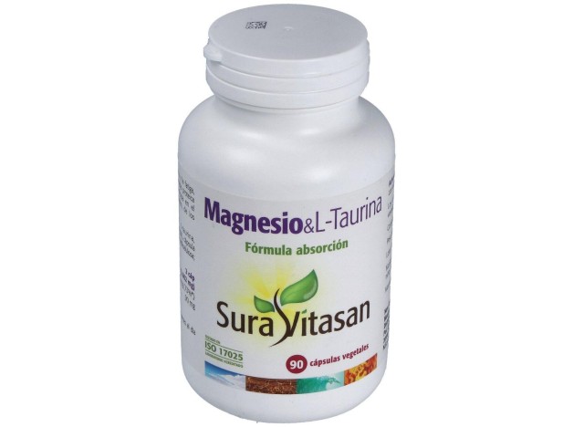 Sura Vitasan Magnesio %26 L-Taurina 90 Cápsulas