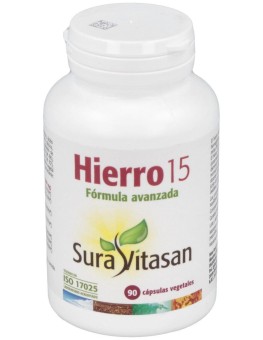 Sura Vitasan Hierro 15 90Caps