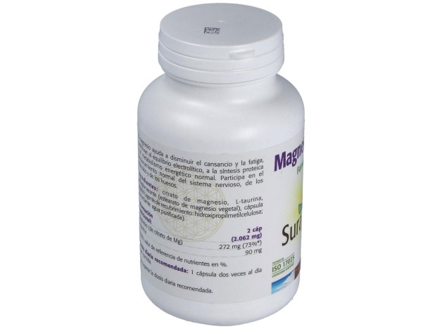 Sura Vitasan Magnesio %26 L-Taurina 90 Cápsulas