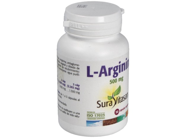 Sura Vitasan Arginina 500Mg 50Caps