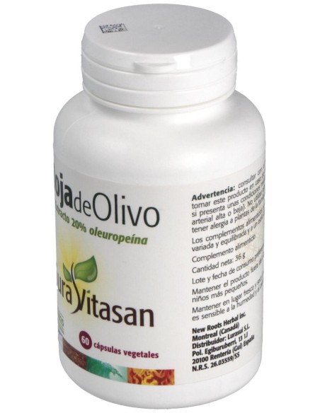 Sura Vitasan Hoja De Olivo 60 Cápsulas