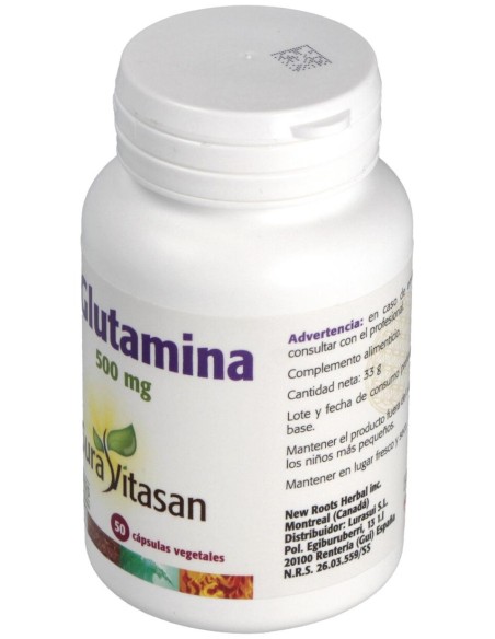 Sura Vitasan Glutamina 500Mg 50Caps