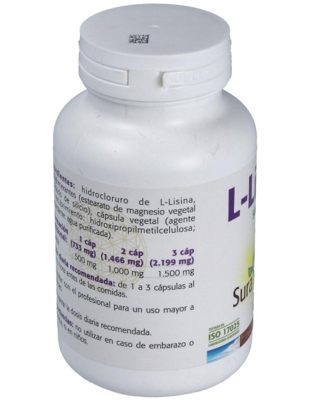 L-Lisina 500Mg. 100Cap.
