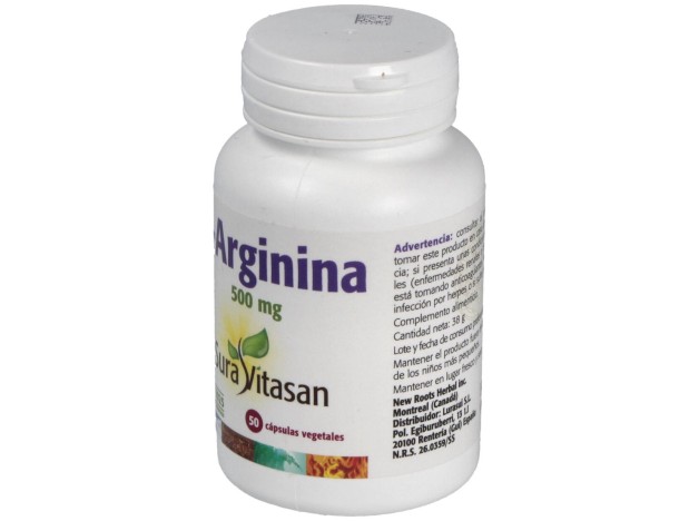 Sura Vitasan Arginina 500Mg 50Caps