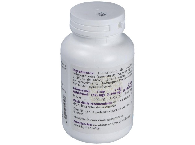 L-Lisina 500Mg. 100Cap.