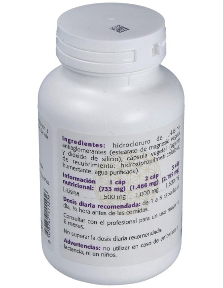 L-Lisina 500Mg. 100Cap.