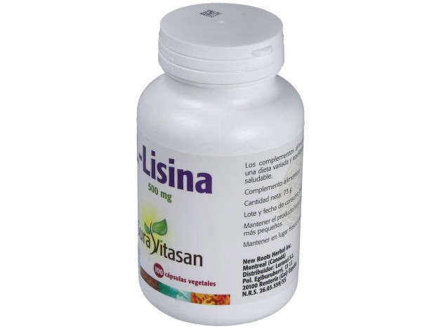 L-Lisina 500Mg. 100Cap.