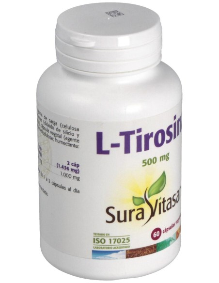 Sura Vitasan L-Tirosina 500Mg 60Caps