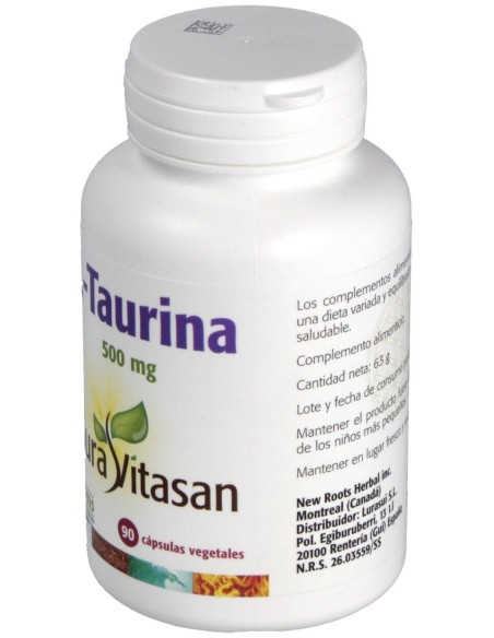 Sura Vitasan L-Taurina 500Mg 90Caps