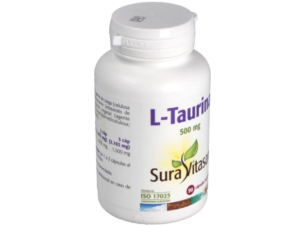 Sura Vitasan L-Taurina 500Mg 90Caps