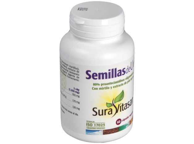 Sura Vitasan Uva Semilla 60Mg 60Caps