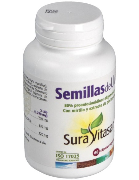 Sura Vitasan Uva Semilla 60Mg 60Caps