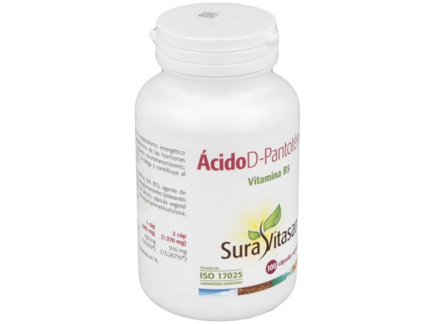 Sura Vitasan Acido Pantotenico 500Mg 100Caps