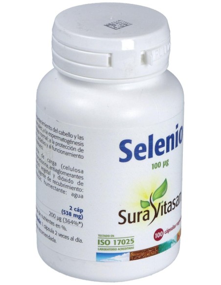 Selenio L-Selenometionina 100Mcg. 100Cap.