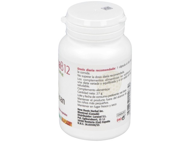 Vitamina B12 (Metilcobalamina) 500Mcg. 100Cap.