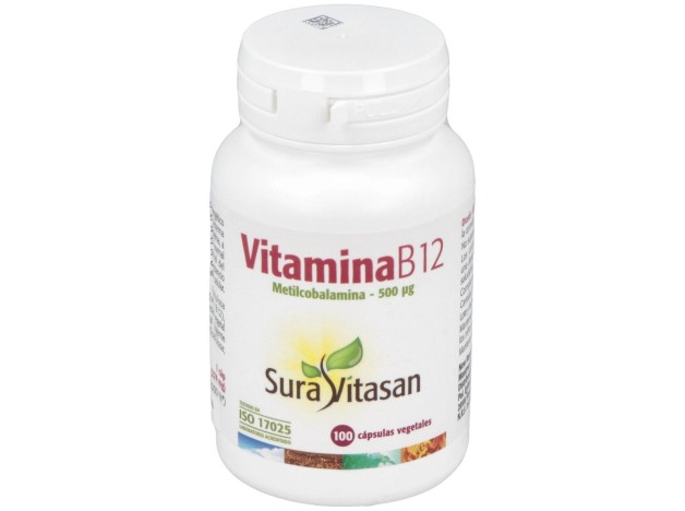 Vitamina B12 (Metilcobalamina) 500Mcg. 100Cap.