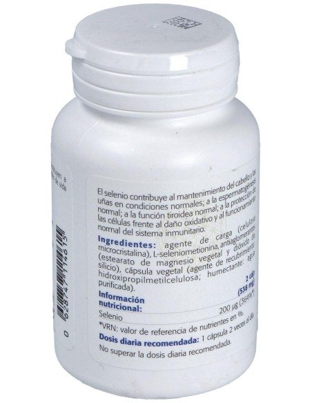Selenio L-Selenometionina 100Mcg. 100Cap.