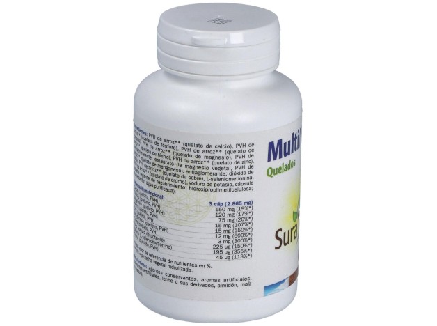Sura Vitasan Multi Minerales Quelados 90Caps