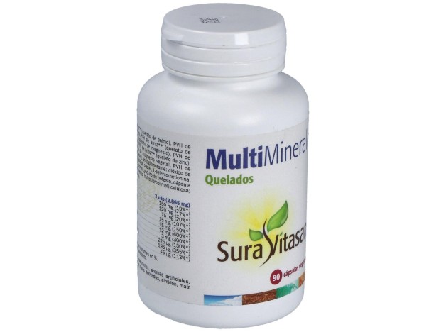 Sura Vitasan Multi Minerales Quelados 90Caps