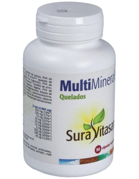 Sura Vitasan Multi Minerales Quelados 90Caps