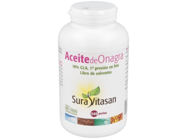 Sura Vitasan Aceite De Onagra 500Mg 540 Perlas